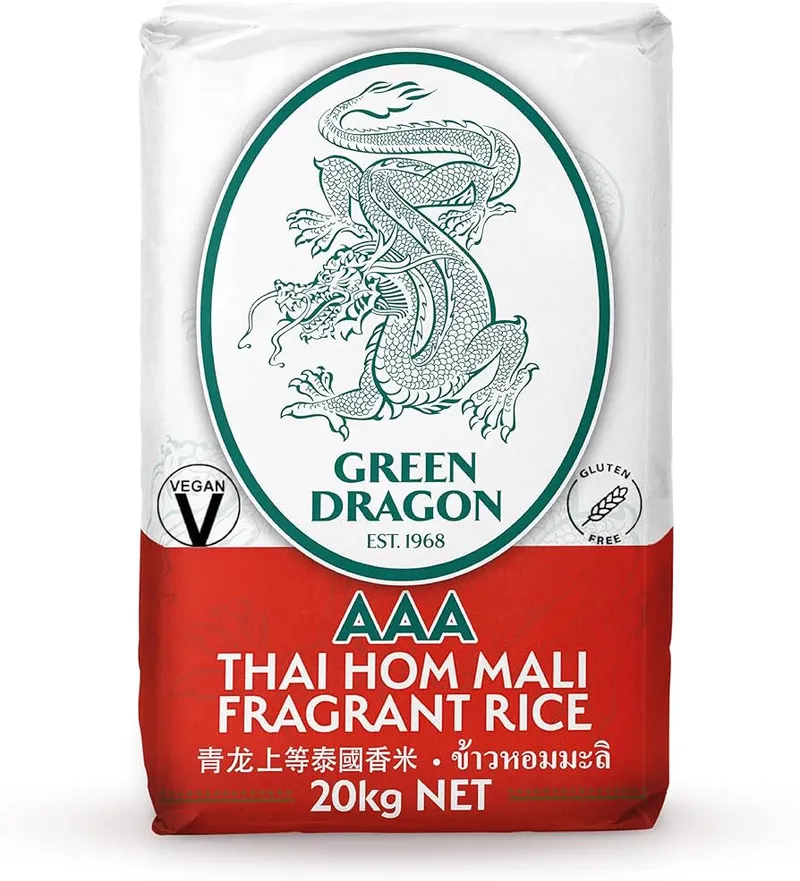 Green Dragon Thai Hom Mali Jasmine Rice, 1x20kg