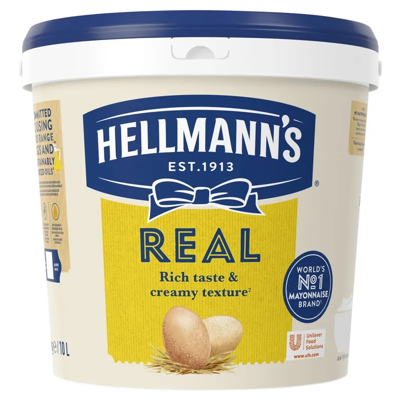 Hellmanns Real Mayonnaise, 1x10L 9.6kg