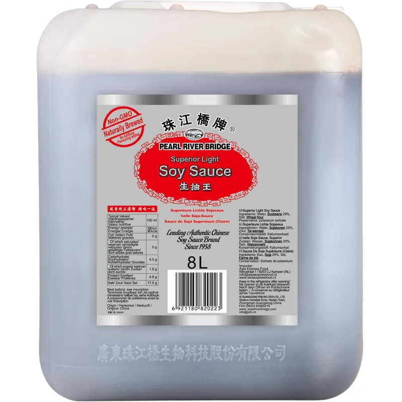 Pearl River Bridge Superior Light Soy Sauce, 1x8L