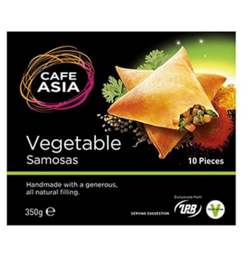 Cafe Asia Vegetable Samosa 10pcs, 1x350g