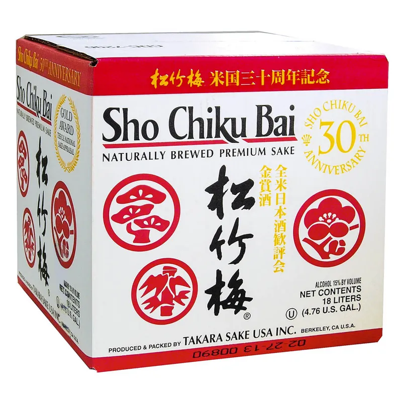 Shochikubai Junmai Sake 15%, 1x18L