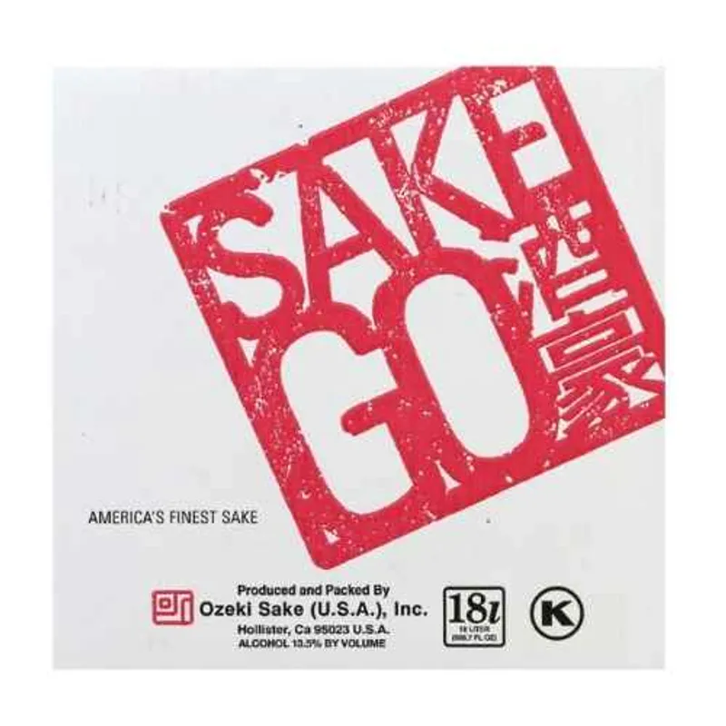 Ozeki Go Junmai Sake 13.5%, 1x18L