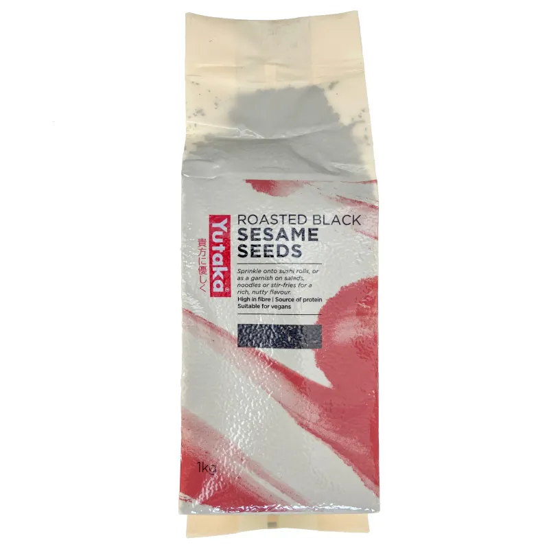 Yutaka Roasted Black Sesame Seeds, 1x1kg