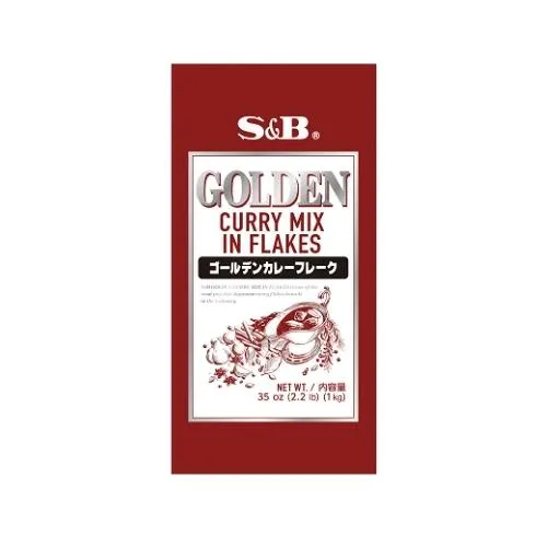 S&B Golden Curry Sauce Mix Flakes, 1x1kg