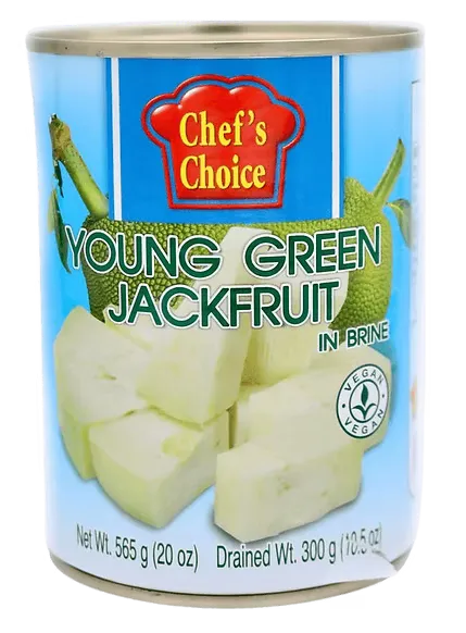Chef's Choice Young Green Jackfruit in Brine, 1x565g