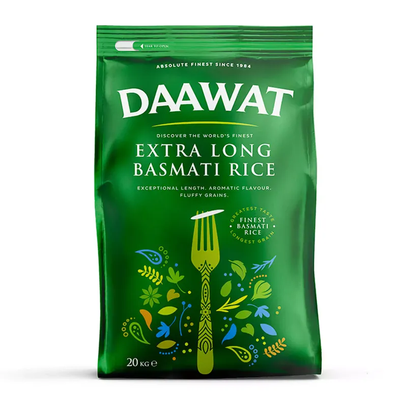 Daawat Extra Long Grain Basmati Rice, 1x20kg