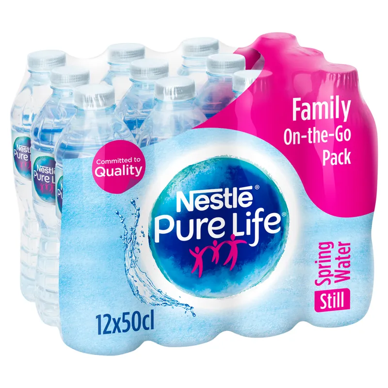 Nestle Purelife Spring Water, 12x500ml