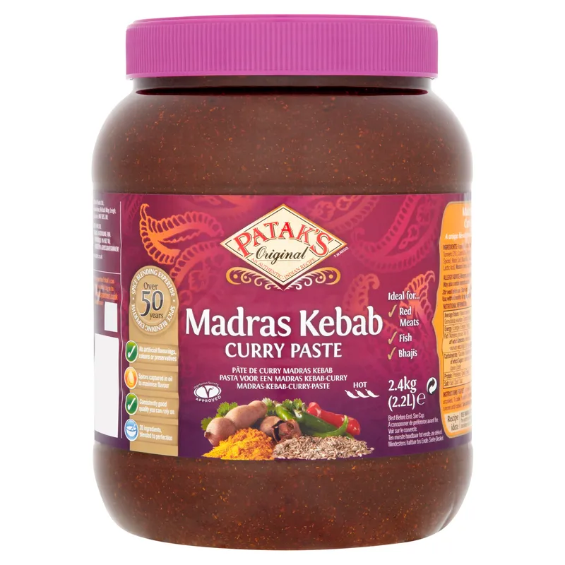 Pataks Madras Curry Spice Paste, 1x2.4kg