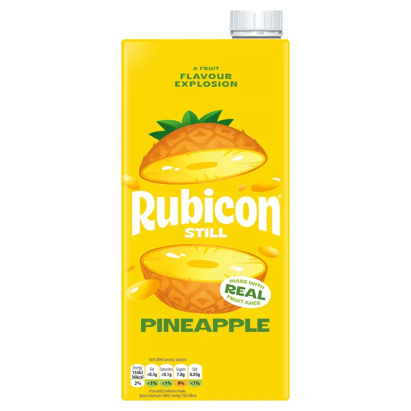 Rubicon Pineapple Juice Drink, 12x1LT