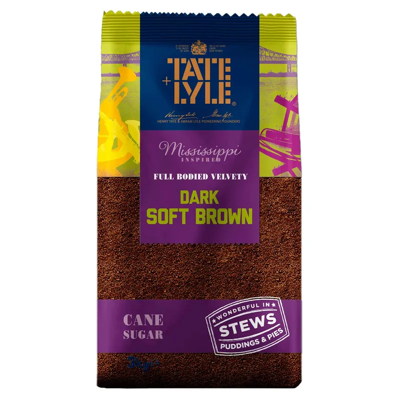 Tate & Lyle Dark Brown Sugar, 1x3kg