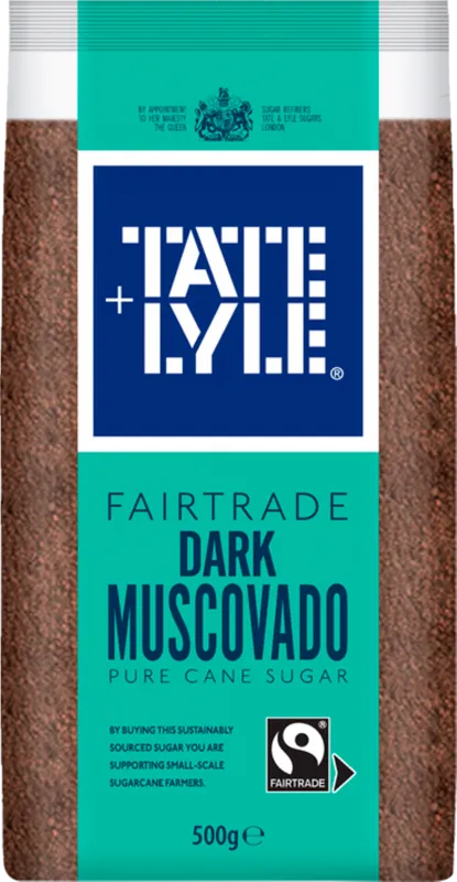 Tate & Lyle Dark Muscovado Sugar, 1x500g