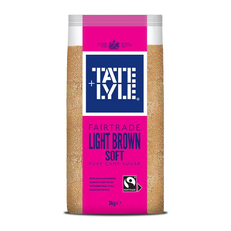 Tate & Lyle Light Brown Soft Sugar, 1x3kg