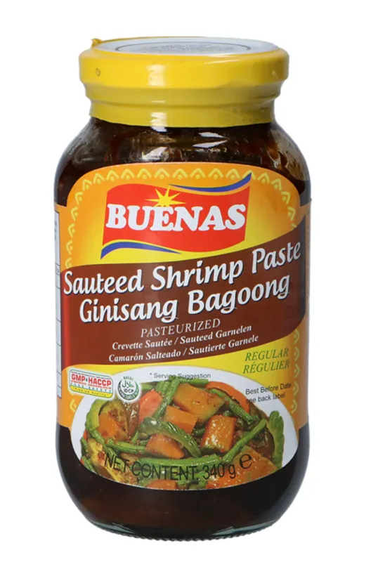 Buenas Ginisang Bagoong Shrimp Paste, 24x250g
