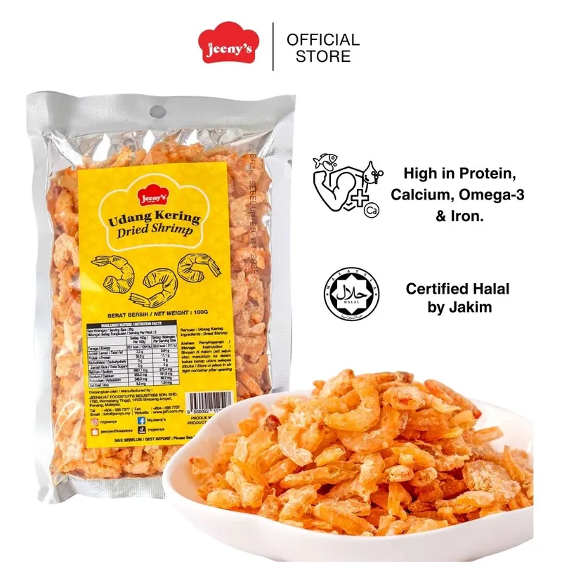 Jeenys Dried Shrimp, 1x100g