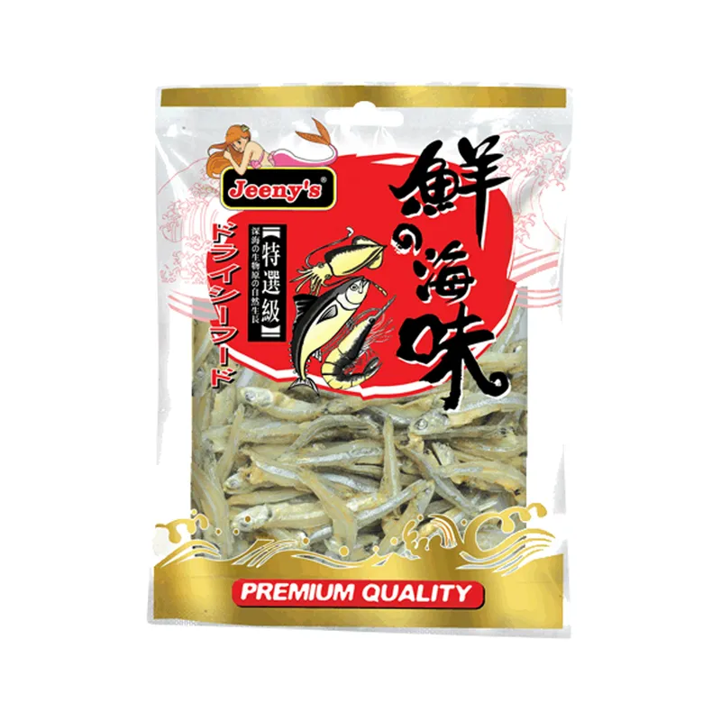 Jeenys Dried Anchovies Head On, 1x100g