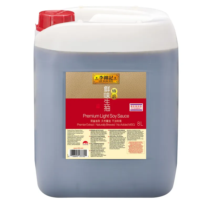 Lee Kum Kee Premium Light Soy Sauce, 1x8LT