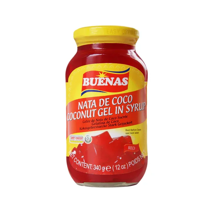 Buenas Nata De Coco Gel Red, 1x340g