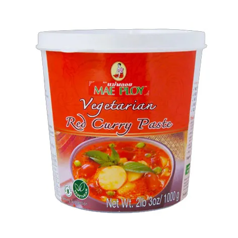 Maeploy Vegetarian Red Curry Paste, 1x1kg