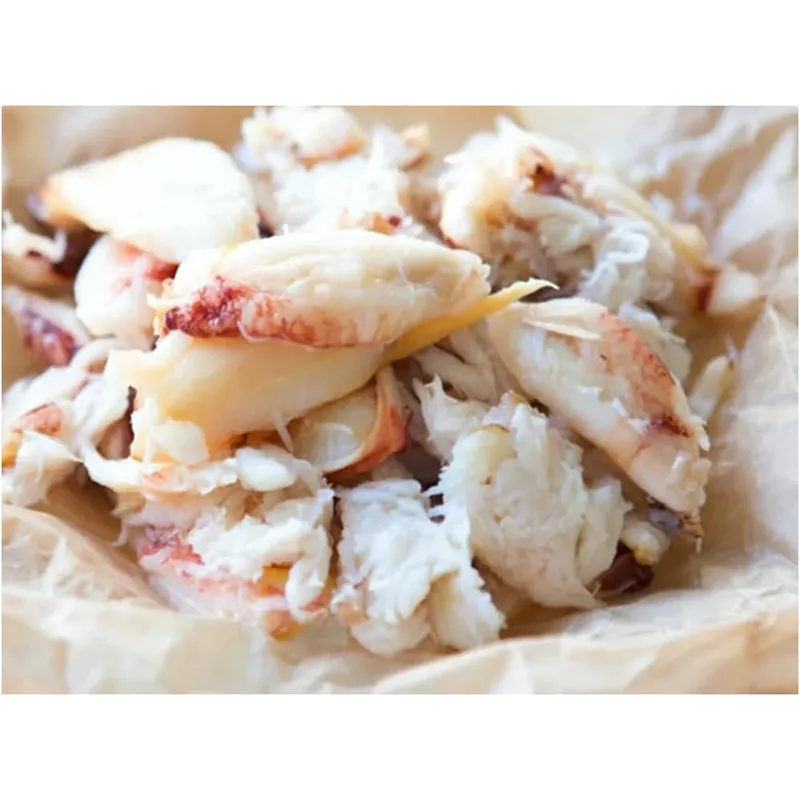 Fresh Raw Unpasterised White Crab Claw Meat, 1x454g