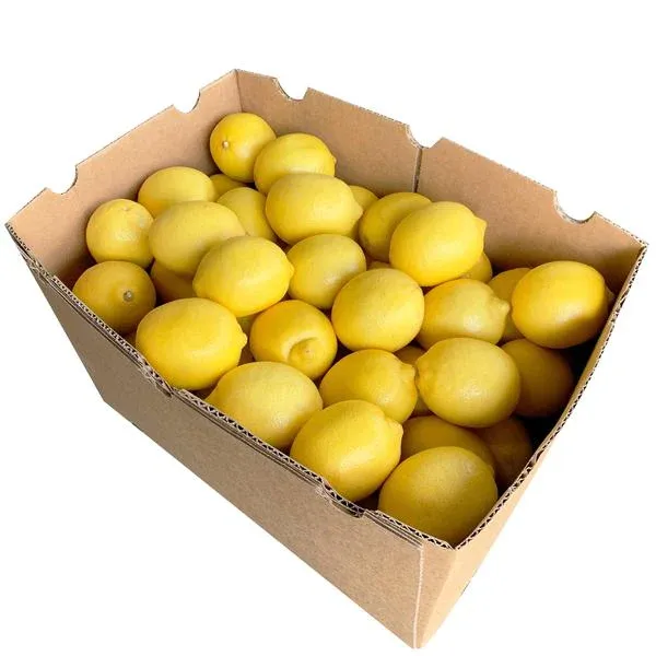 Fresh Lemons Box Size 3/4 90-100pcs 15kg