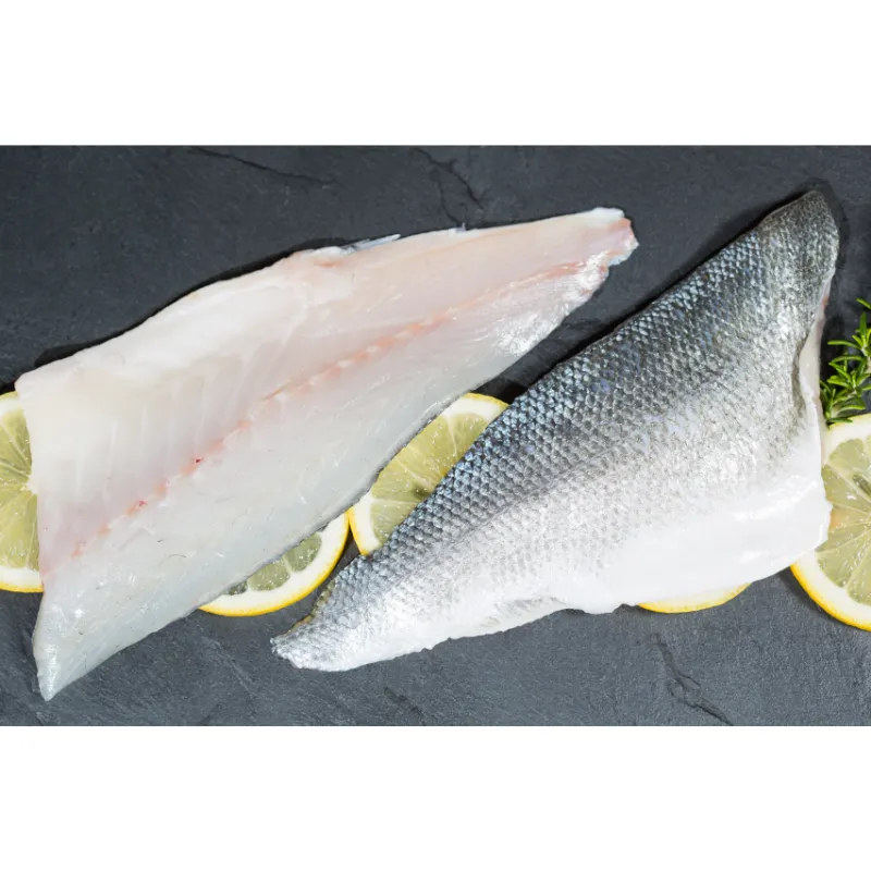 Frozen Sea Bass Fillets 140g, 1x1kg IQF