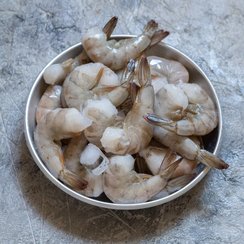 21-25 Raw King Prawns Headless Shell On, 1x800g Block