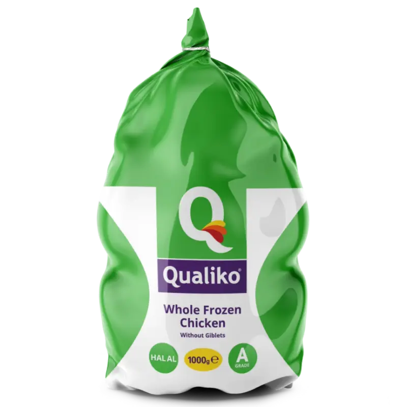 Qualiko Frozen Whole Chicken, 1x1.3kg
