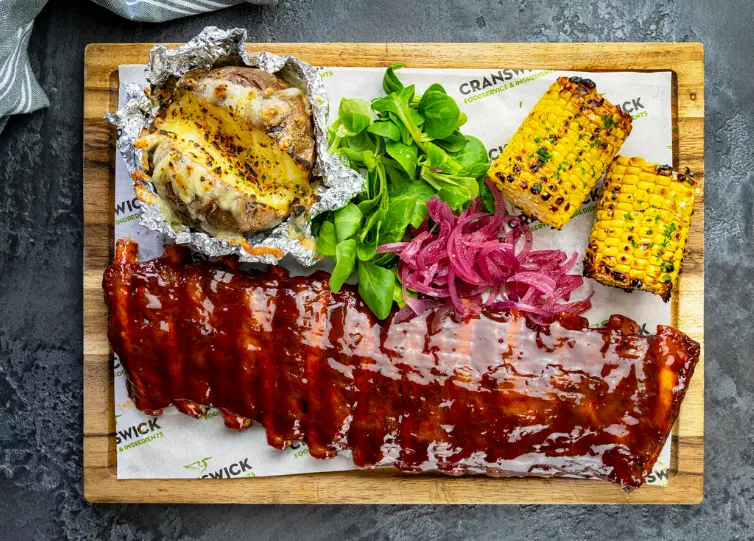 Cranswick Frozen Pork Loin Ribs, 1x10kg
