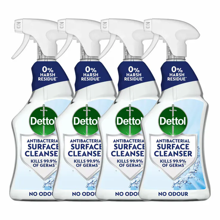 Dettol Anti-Bacteria spray, 4x750ml