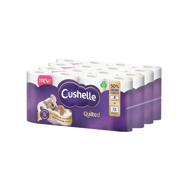 Cushelle Quilted Toilet Rolls, 1x32pcs