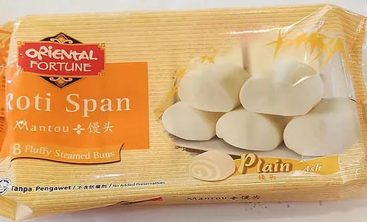 Oriental Fortune Plain Mantou Buns, 8x400g