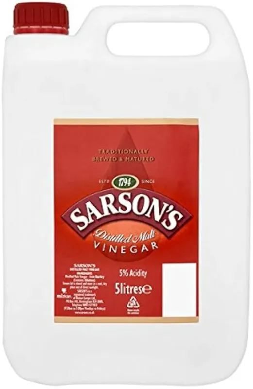 Sarsons Distilled Malt Vinegar, 1x5L