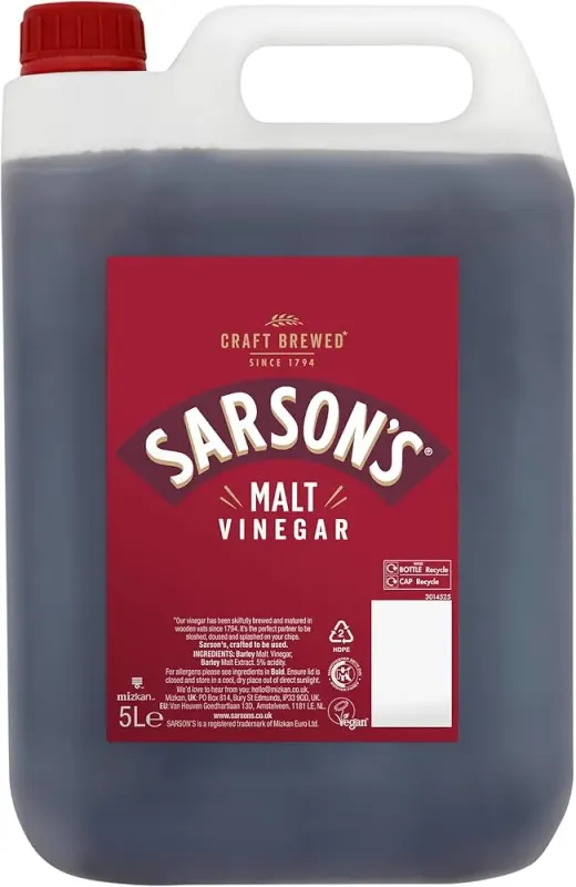 Sarsons Malt Vinegar, 1x5L