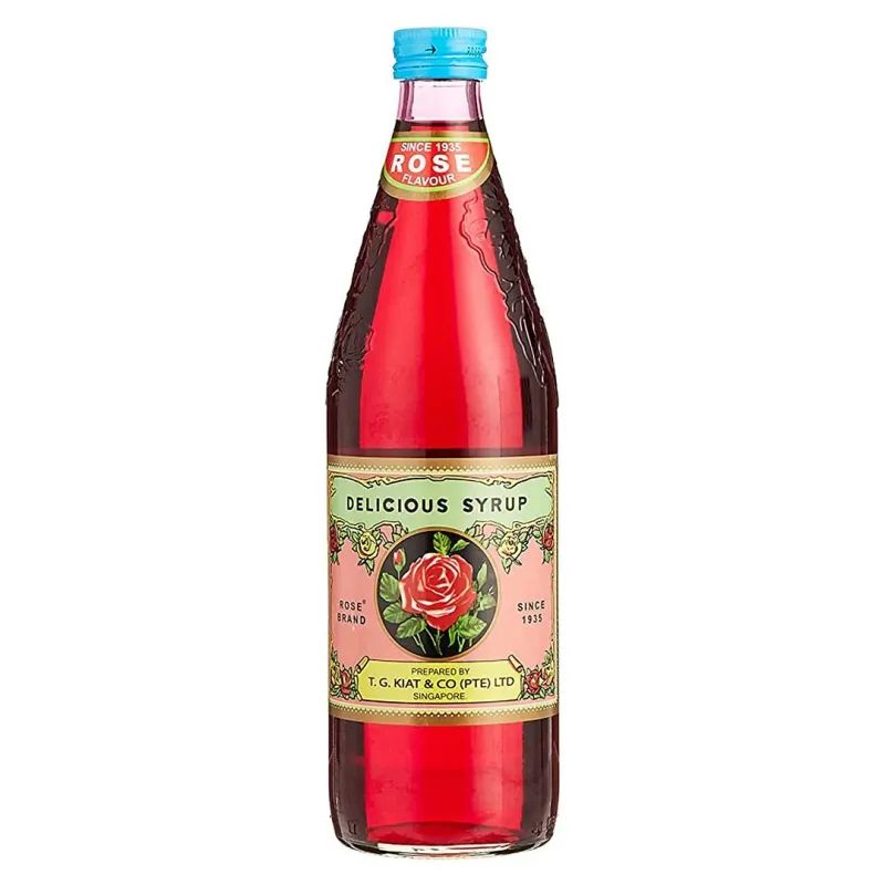 T.G Kiat & Co Rose Syrup, 1x750ml